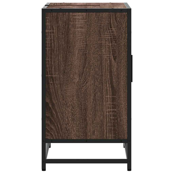 Waschbeckenunterschrank Braun Eichen-Optik 65 cm