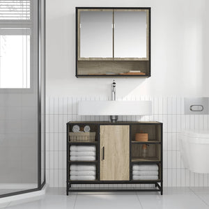 Waschbeckenunterschrank Sonoma-Eiche 80cm
