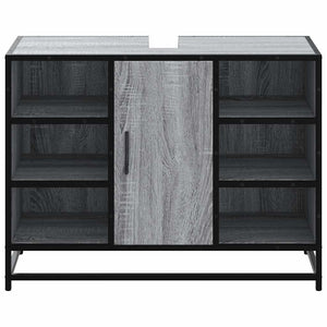 Waschbeckenunterschrank Grau Sonoma 80 cm