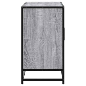 Waschbeckenunterschrank Grau Sonoma 80 cm