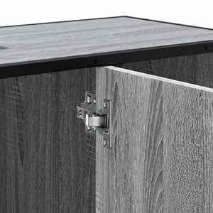Waschbeckenunterschrank Grau Sonoma 80 cm