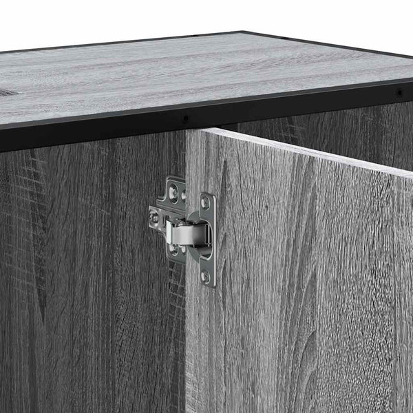 Waschbeckenunterschrank Grau Sonoma 80 cm