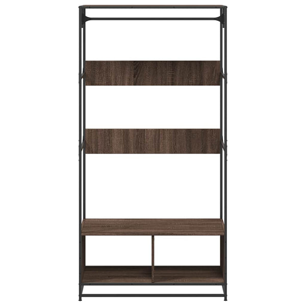 Kleiderständer Braun Eichen-Optik 90x50x180 cm
