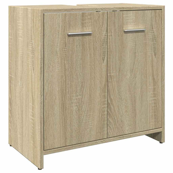 Waschbeckenunterschrank Sonoma-Eiche 60 cm