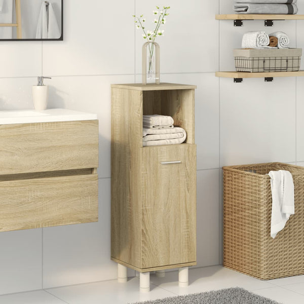 Badschrank Sonoma Eiche 30,5x30x95 cm