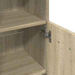Badschrank Sonoma Eiche 30,5x30x95 cm