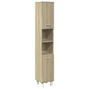 Badschrank Sonoma Eiche 30,5x30x179 cm