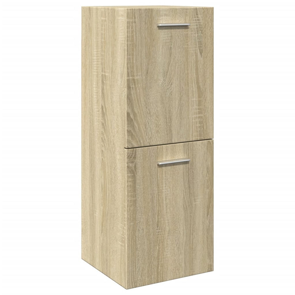 Badezimmerschrank Sonoma Eiche 30x80 cm