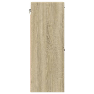Badezimmerschrank Sonoma Eiche 30x80 cm