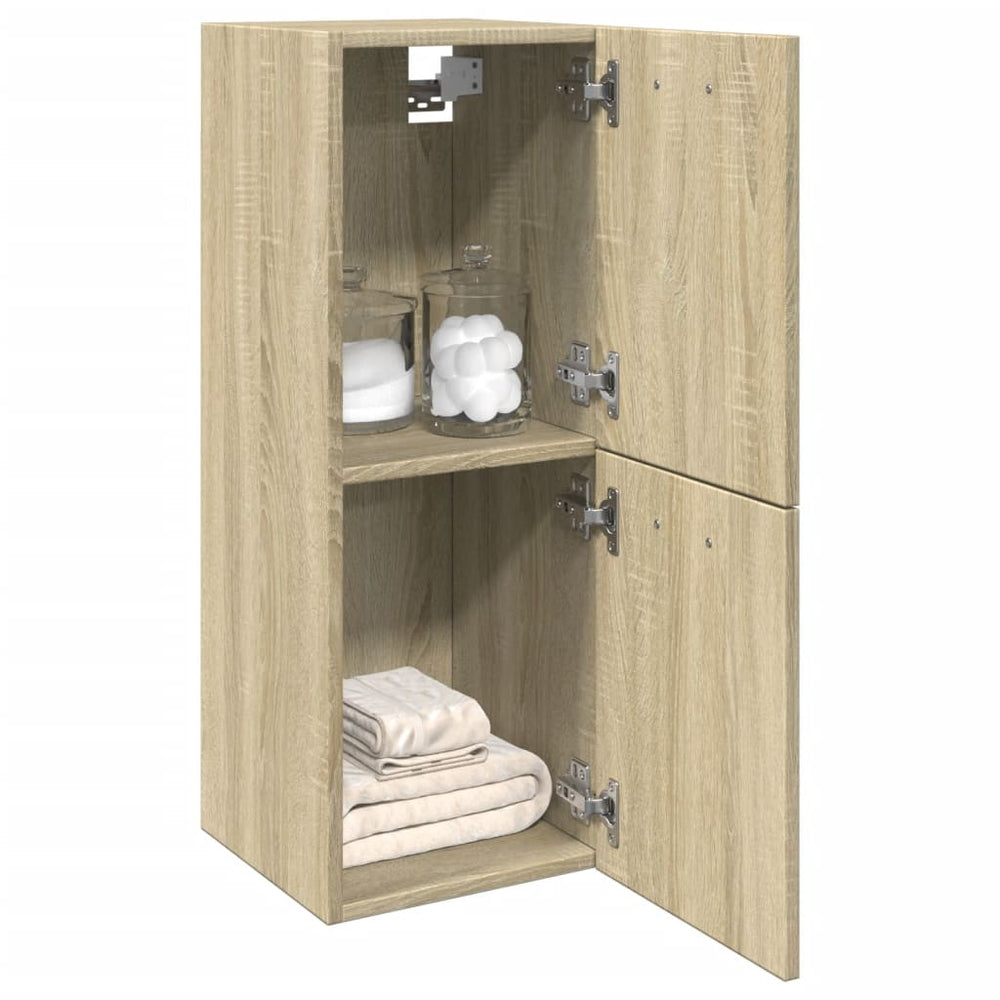 Badezimmerschrank Sonoma Eiche 30x80 cm