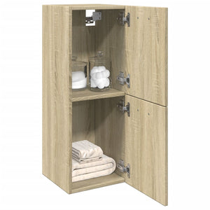 Badezimmerschrank Sonoma Eiche 30x80 cm