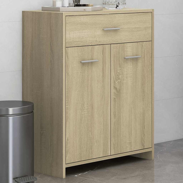 Badezimmerschrank Sonoma-Eiche 60x80 cm