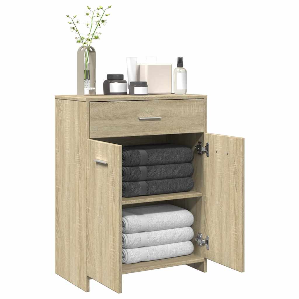 Badezimmerschrank Sonoma-Eiche 60x80 cm