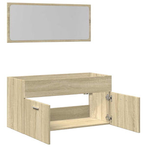 Badmöbel-Set, 2-teilig, Sonoma-Eiche