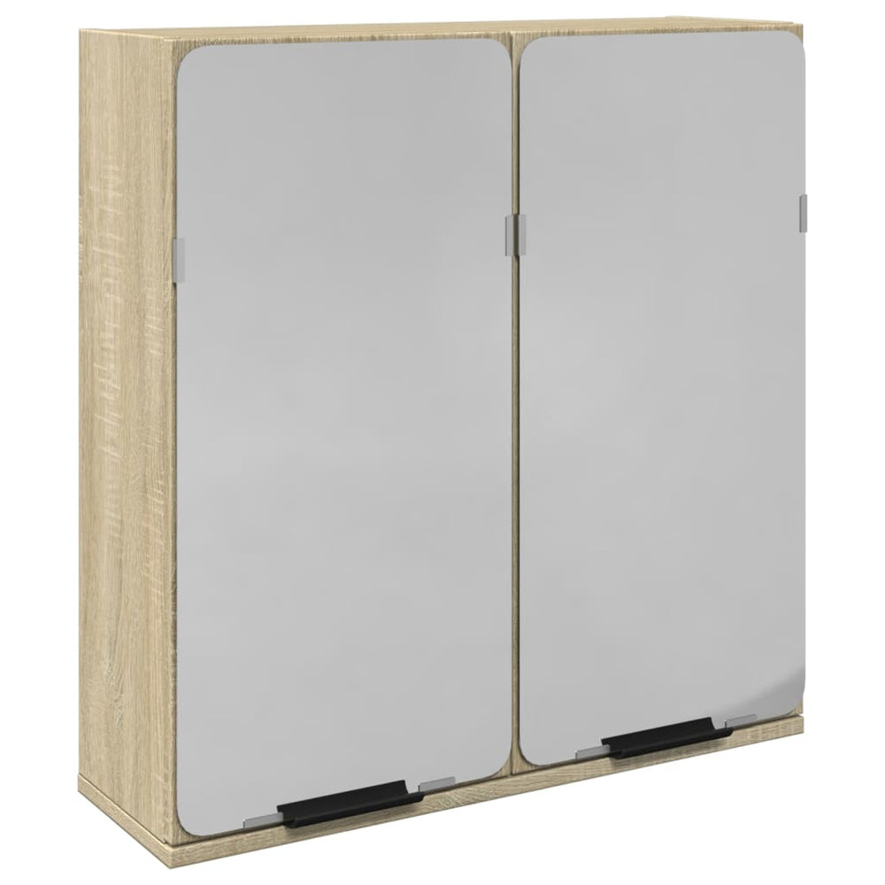 vidaXL Armoire de toilette chêne Sonoma 64,5x20x66,5 cm Aggloméré