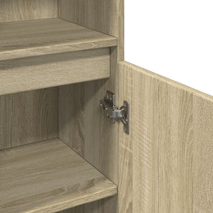 Badschrank Sonoma Eiche 30x30x190 cm