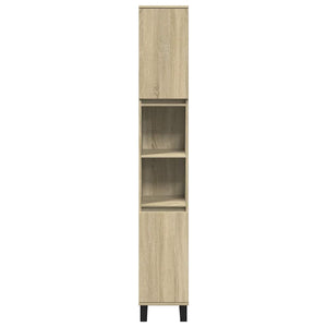 Badschrank Sonoma Eiche 30x30x190 cm