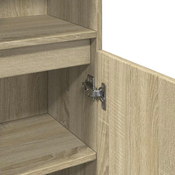 Badschrank Sonoma Eiche 30x30x190 cm