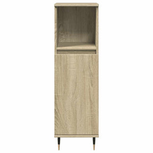 Badschrank Sonoma-Eiche 30x30x100 cm