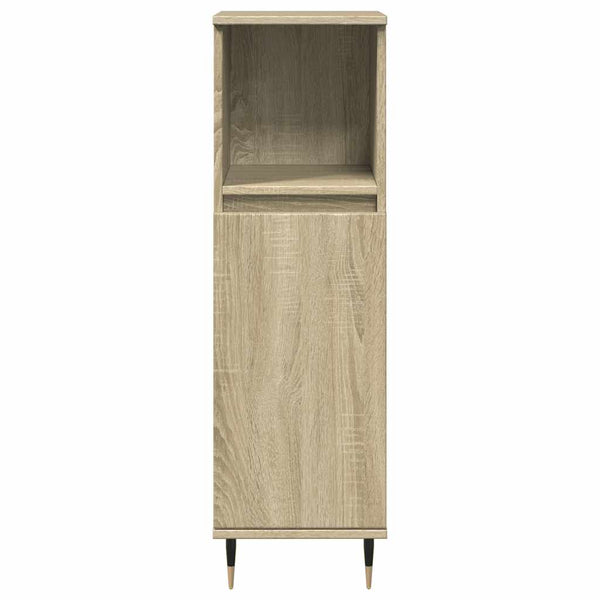 Badschrank Sonoma-Eiche 30x30x100 cm