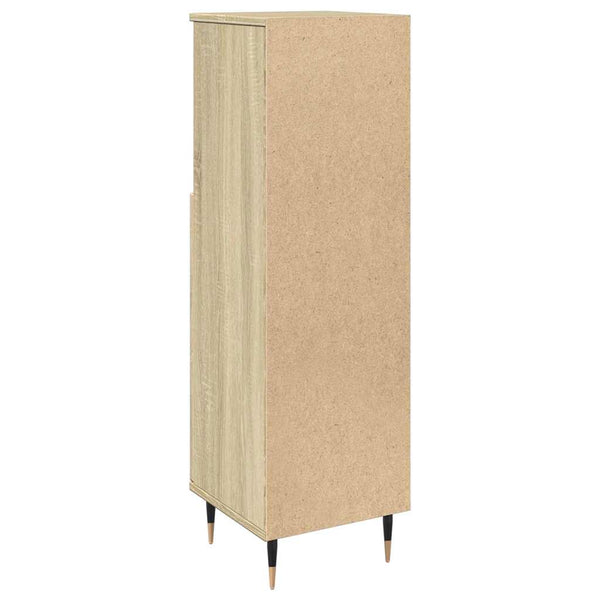 Badschrank Sonoma-Eiche 30x30x100 cm