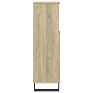 Badschrank Sonoma-Eiche 30x30x100 cm