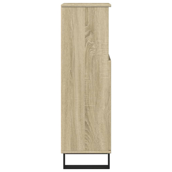 Badschrank Sonoma-Eiche 30x30x100 cm
