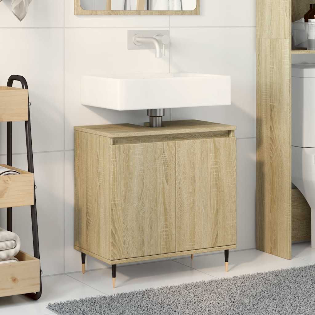 Badschrank Sonoma Eiche 58x60cm