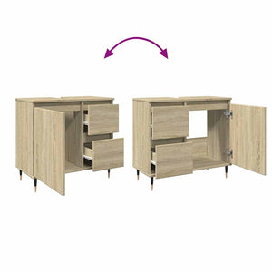 Badschrank Sonoma Eiche 65x60 cm