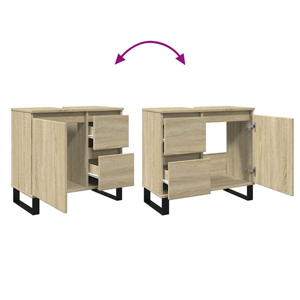 Badschrank Sonoma Eiche 65x60 cm