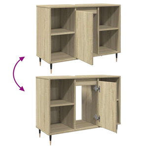 Badschrank Sonoma Eiche 80x60 cm
