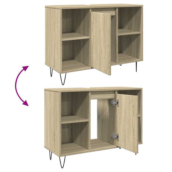 Badschrank Sonoma Eiche 80x60 cm