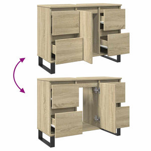 Badschrank Sonoma Eiche 80x60 cm