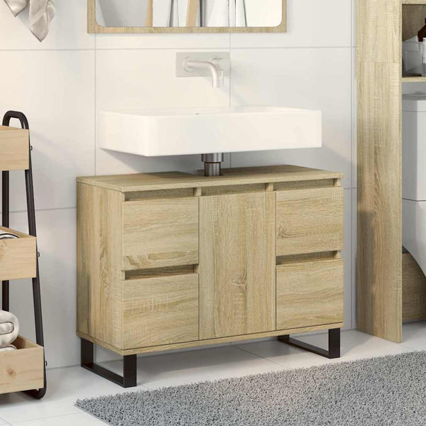 Badschrank Sonoma Eiche 80x60 cm