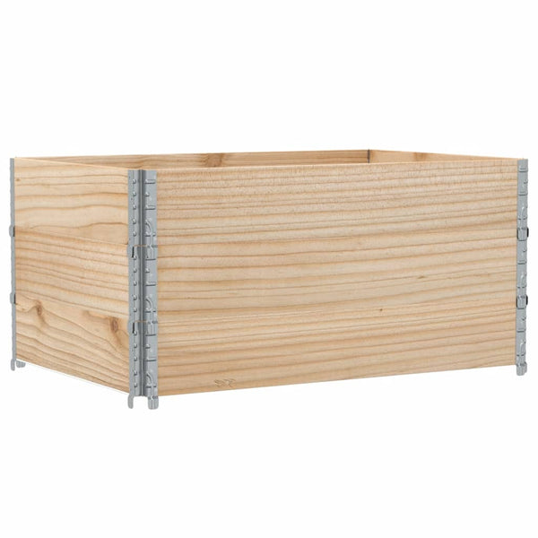 Palettenaufsatzrahmen 120x80 cm, 3er Set