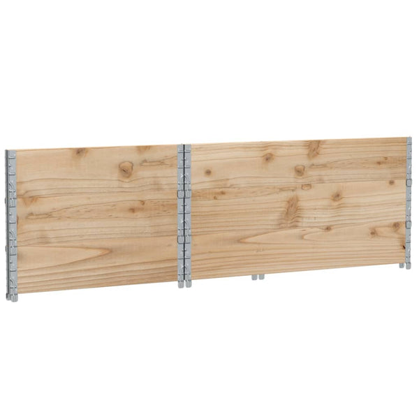 Palettenaufsatzrahmen 120x80 cm, 3er Set