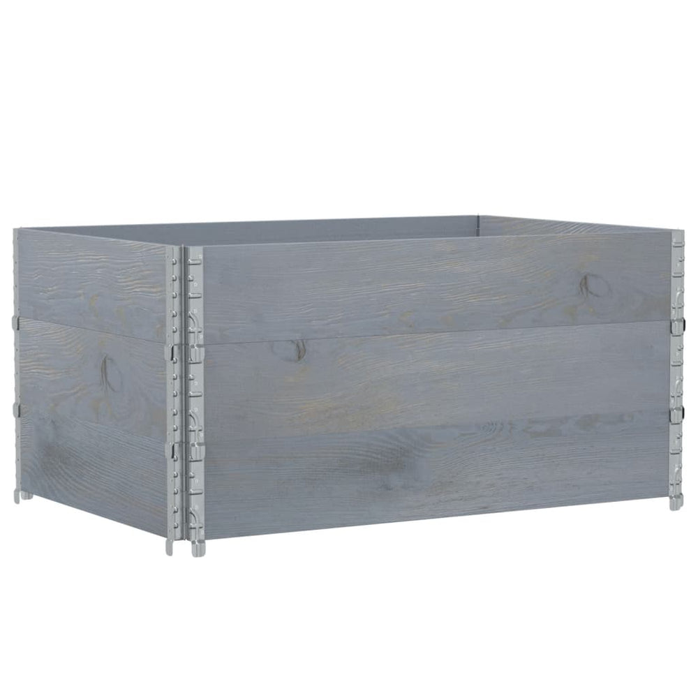 Palettenaufsatzrahmen 120x80 cm, 3er Set