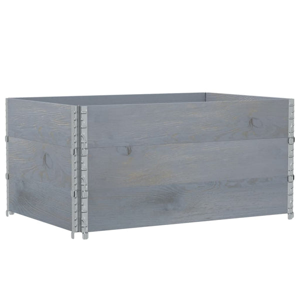 Palettenaufsatzrahmen 120x80 cm, 3er Set