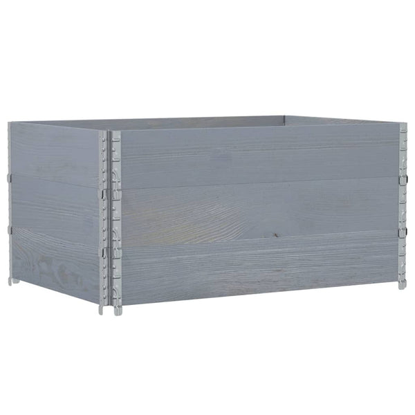 Palettenaufsatzrahmen 120x80 cm, 3er Set