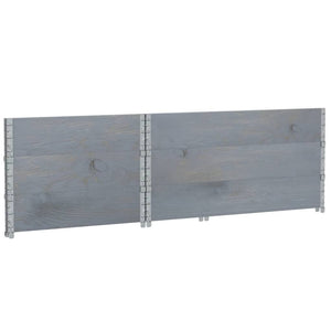 Palettenaufsatzrahmen 120x80 cm, 3er Set