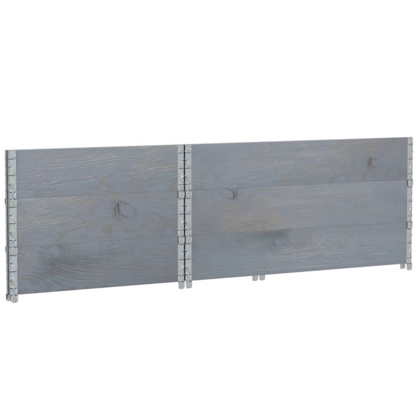 Palettenaufsatzrahmen 120x80 cm, 3er Set