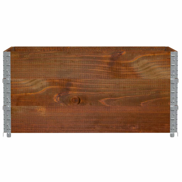 Palettenaufsatzrahmen 120x80 cm, 3er Set