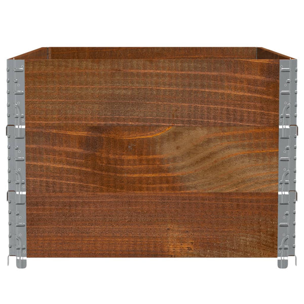 Palettenaufsatzrahmen 120x80 cm, 3er Set