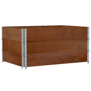 Palettenaufsatzrahmen 120x80 cm, 3er Set