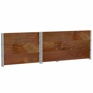 Palettenaufsatzrahmen 120x80 cm, 3er Set