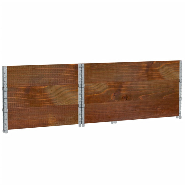 Palettenaufsatzrahmen 120x80 cm, 3er Set