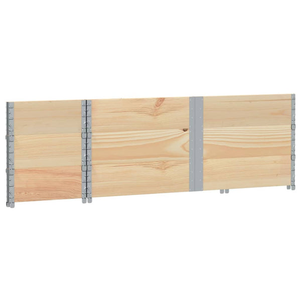 Palettenaufsatzrahmen 150x50cm, 3er Set