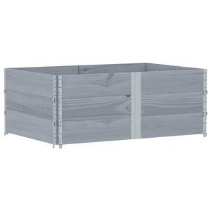 Palettenaufsatzrahmen 3er Set 150x100cm Kiefer Grau