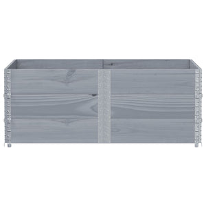 Palettenaufsatzrahmen 3er Set 150x100cm Kiefer Grau