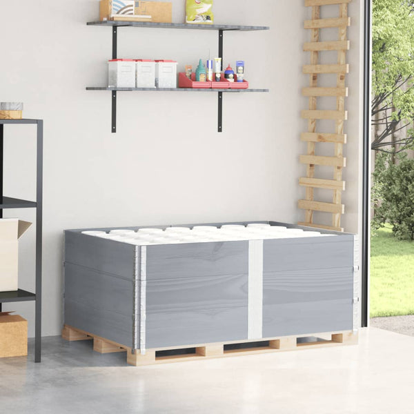 Palettenaufsatzrahmen 3er Set 150x100cm Kiefer Grau